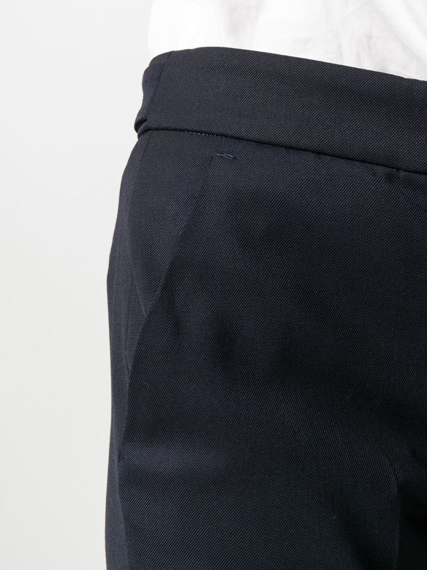 Pt Torino Cropped Tailored Trousers With Minimalist Design