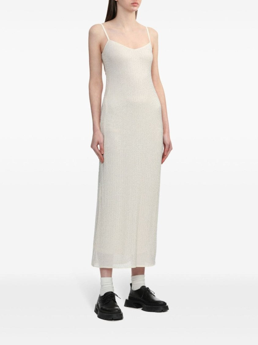 Self-Portrait Rhinestone-Embellished Sleeveless Maxi Dress