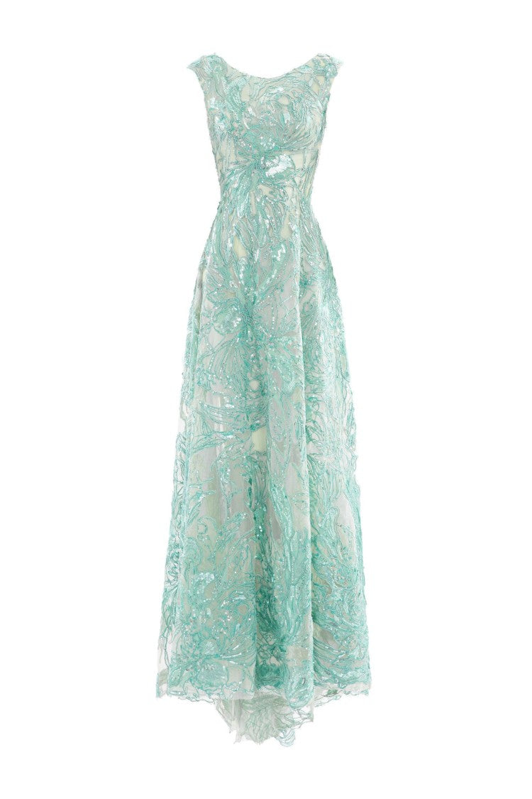 Saiid Kobeisy Embroidered Long Dress