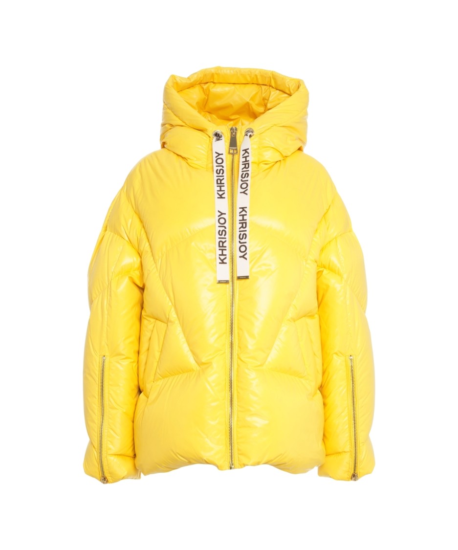 Khrisjoy Quilted Puffer Jacket With Glossy Finish