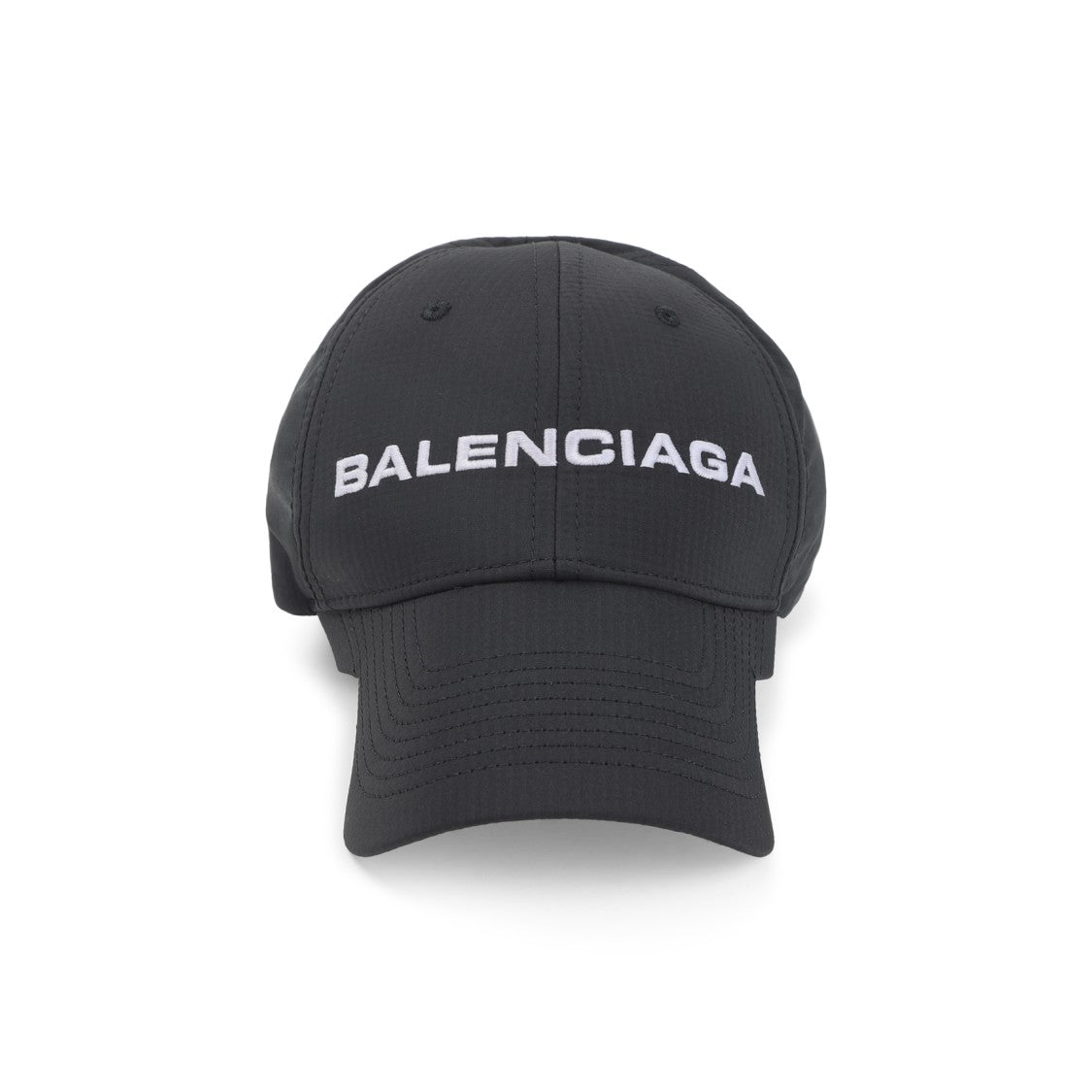 Balenciaga Structured Black Cap With Balenciaga Logo