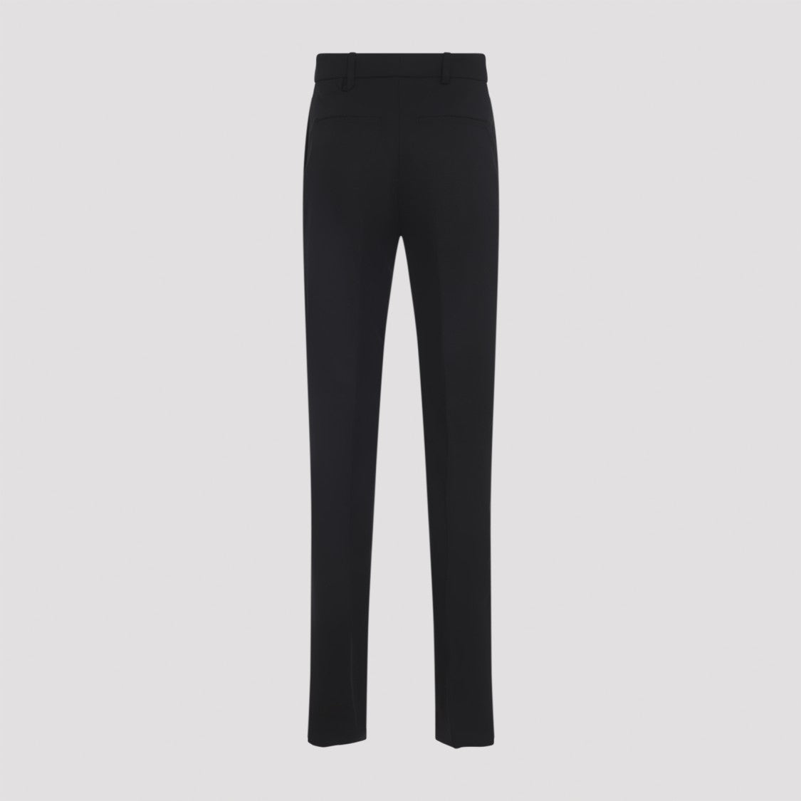 Jacquemus Straight-Leg Black Wool Trousers