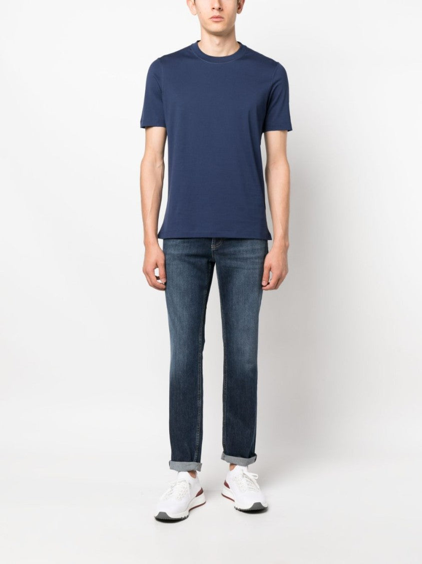 Brunello Cucinelli Mid-Rise Straight-Leg Jeans With Classic Five-Pocket Design