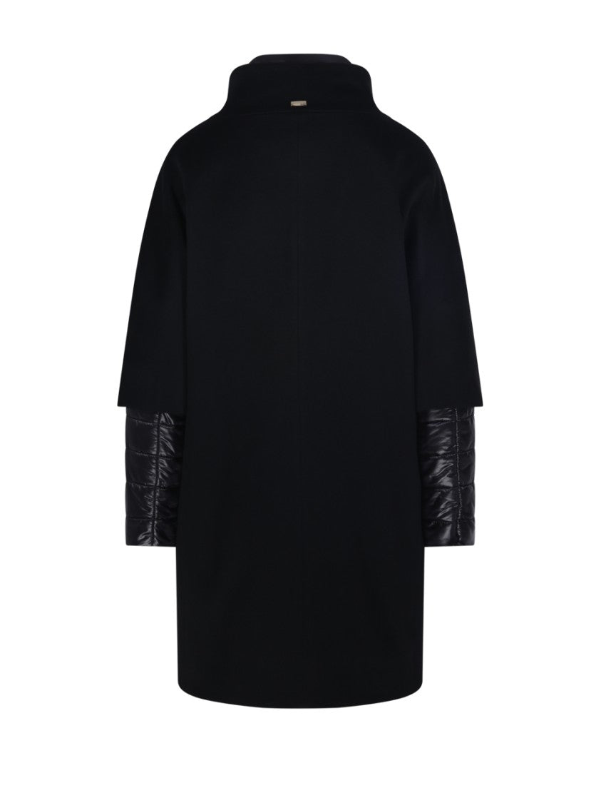 Herno Short Coat With High Collar