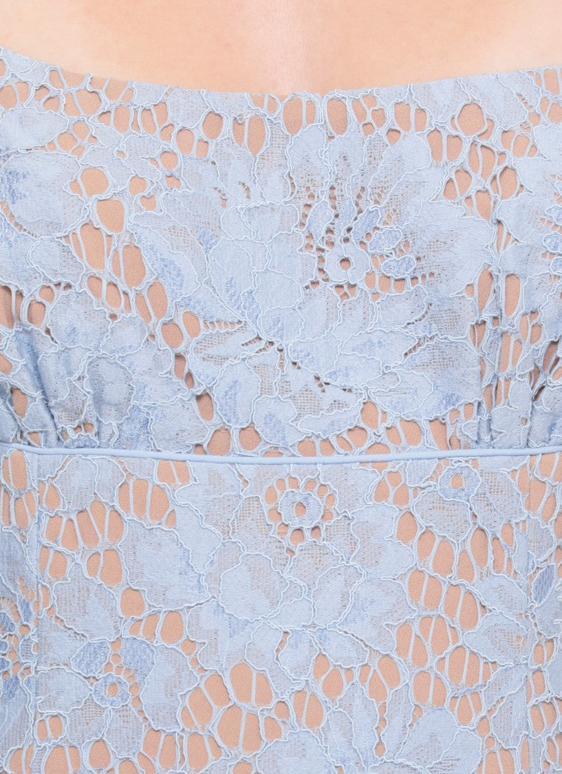 Self-Portrait Floral Lace Dress