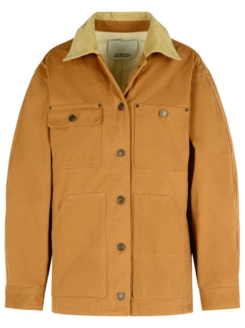 Isabel Marant Ninon' Cotton Cognac Jacket