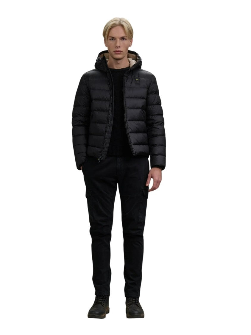 Blauer Lightweight Quilted Down Coat With Adjustable Hood