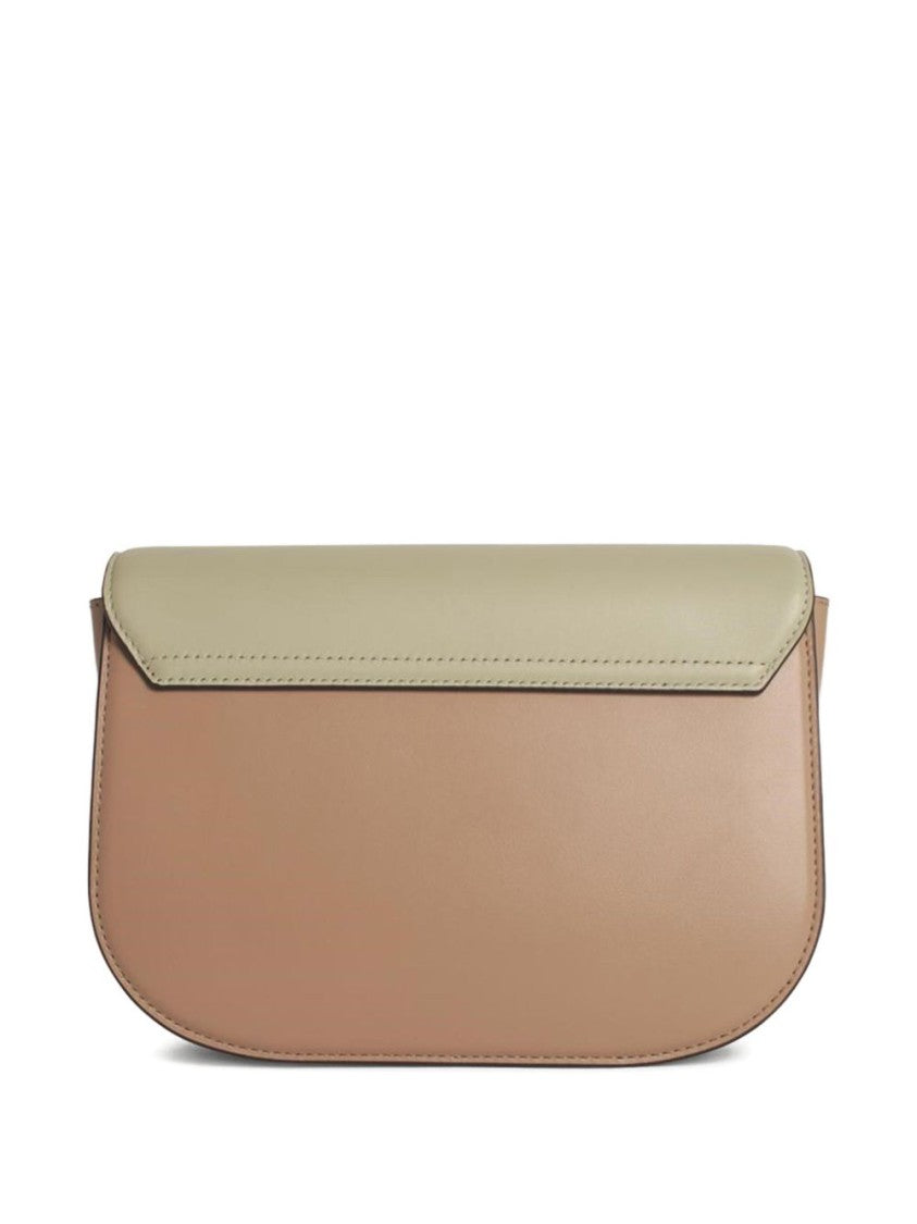 Furla Structured Color-Block Bag With Adjustable Shoulder Strap