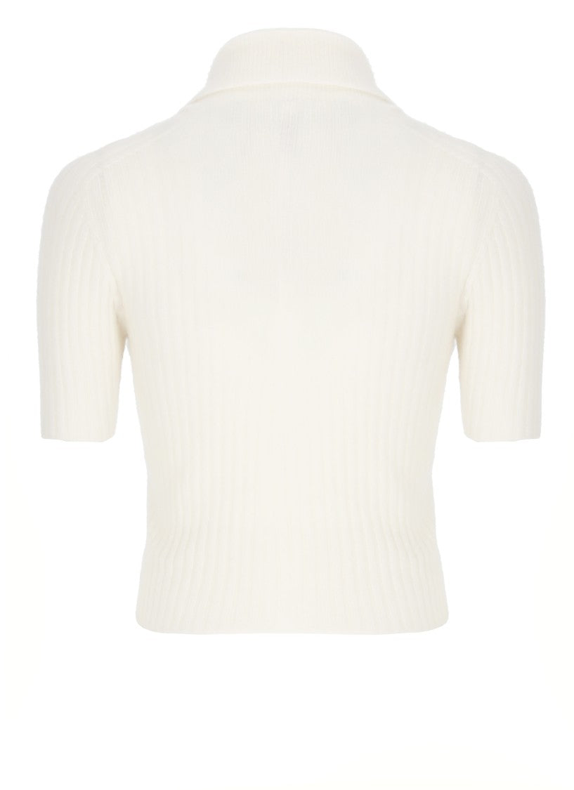Vanisé Ivory Cashmere Sweater