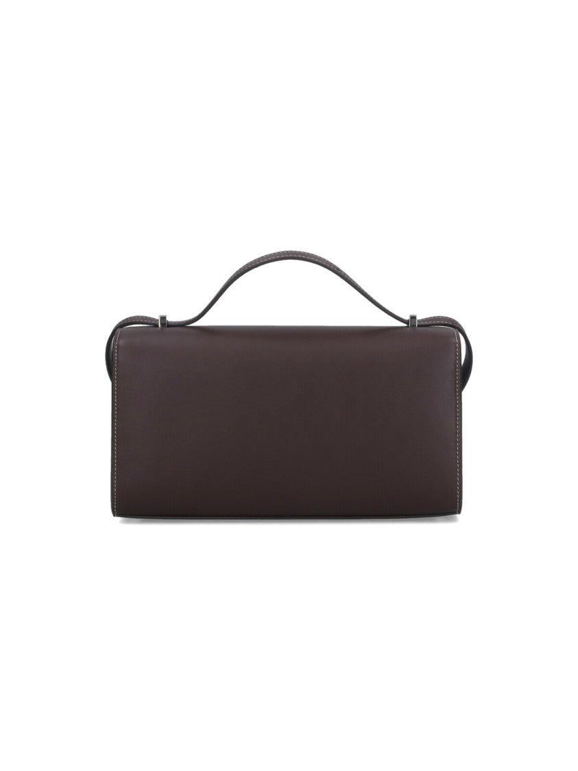 Savette Symmetry 26 Leather Crossbody Bag With Turn-Lock Closure