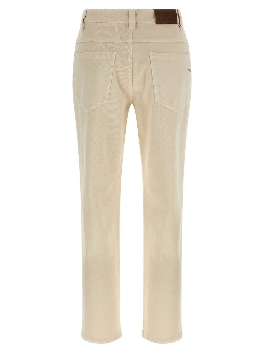 Brunello Cucinelli Straight-Fit Denim Trousers