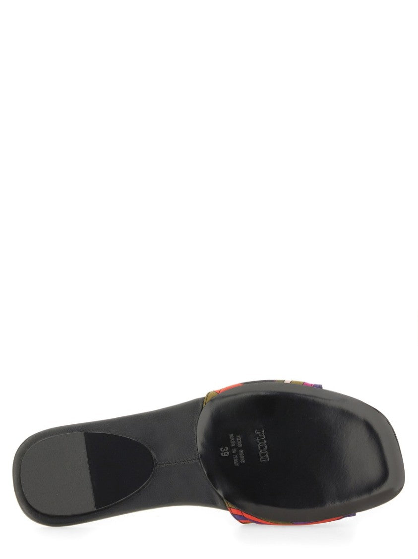 Pucci Iris Print Sandal