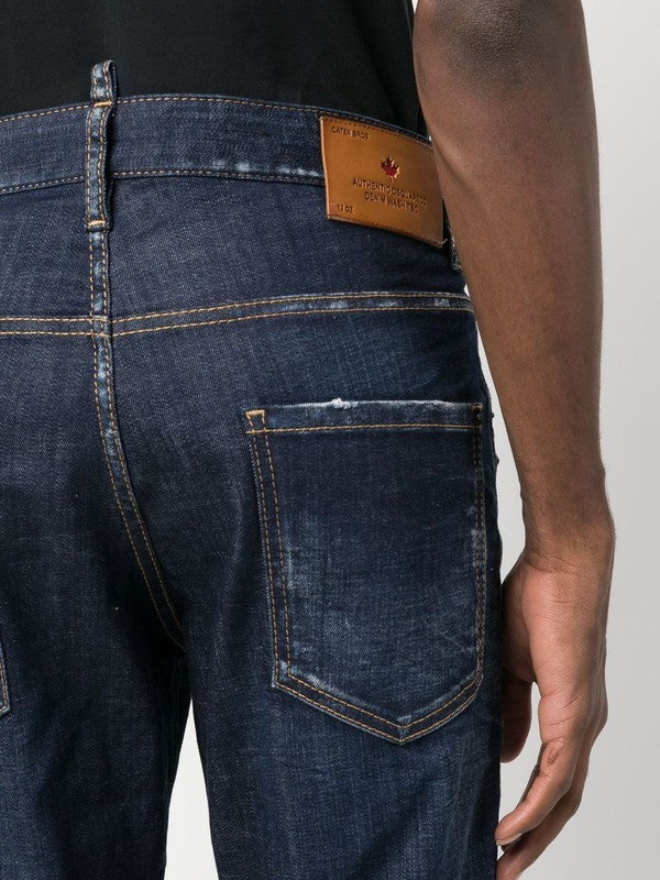 Dsquared2 Bleach-Effect Skinny Denim Jeans