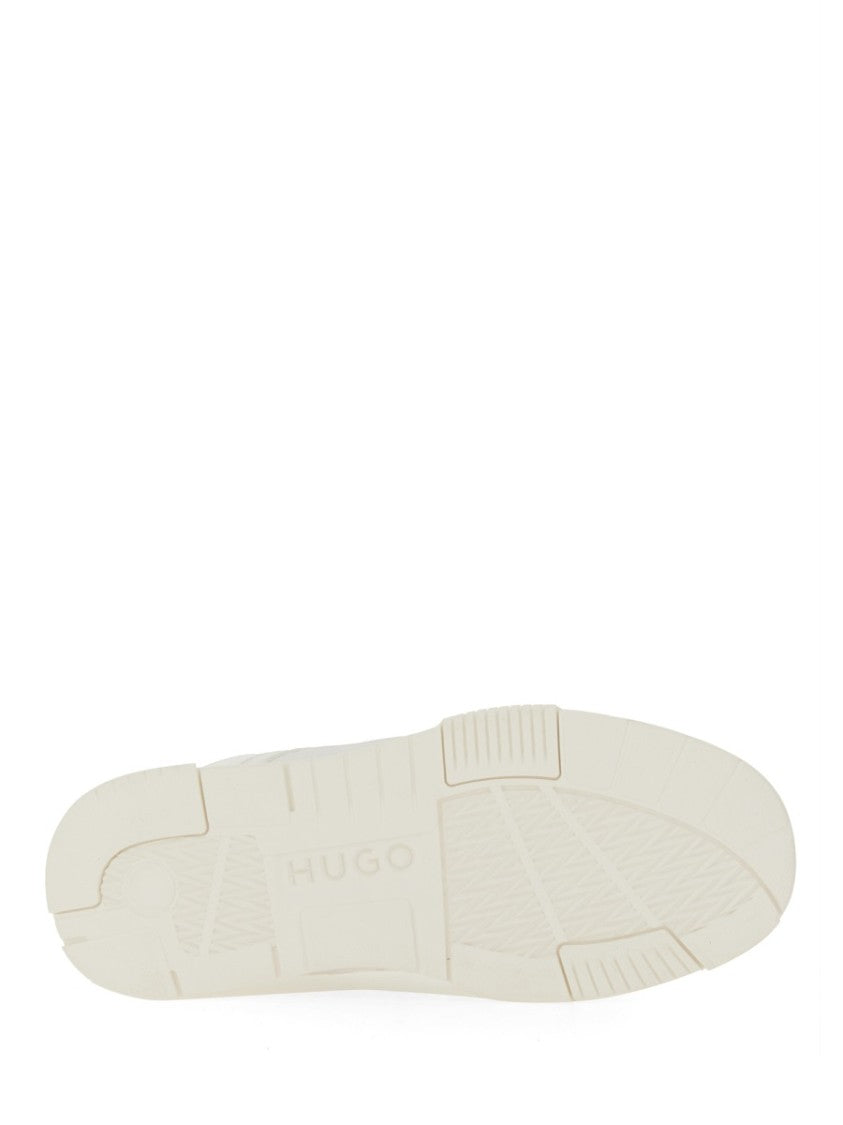 Hugo Low-Top Sneakers With Perforated Design And Textured Sole