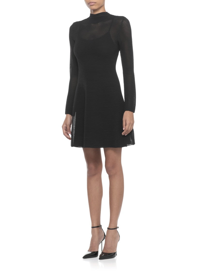 Rotate Knitted Flared Dress