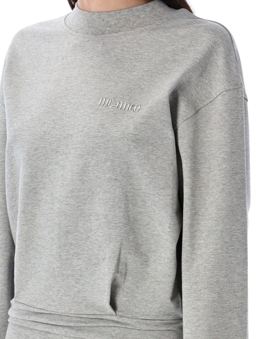 The Attico Fleece Mini Dress