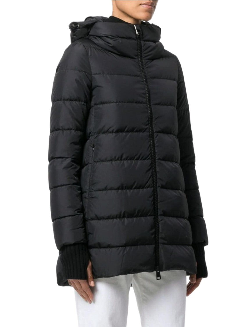 Herno Chamonix Down Jacket With Detachable Hood And Ribbed Cuffs