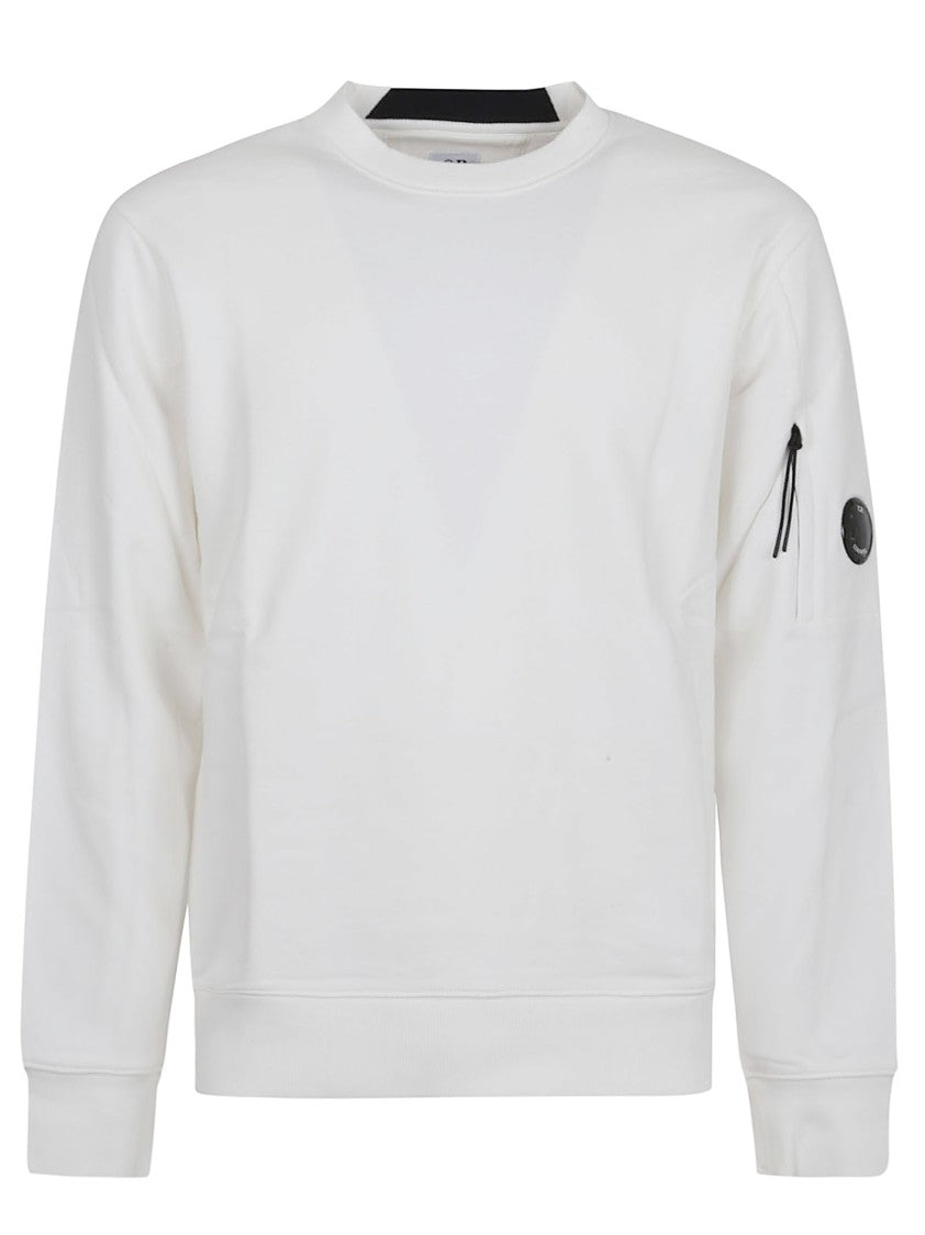 C.P. Company Diagonal Brushed Weave Crew Neck Sweatshirt