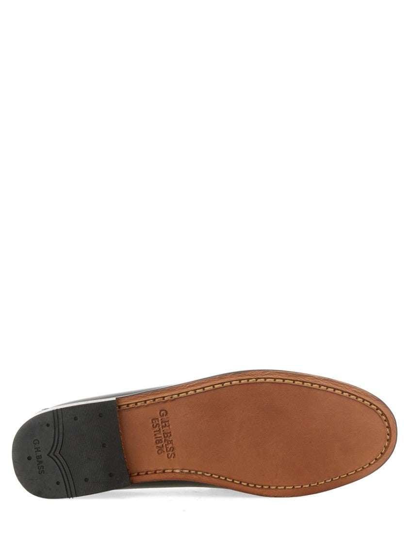 G.H. Bass Classic Black Leather Penny Loafer