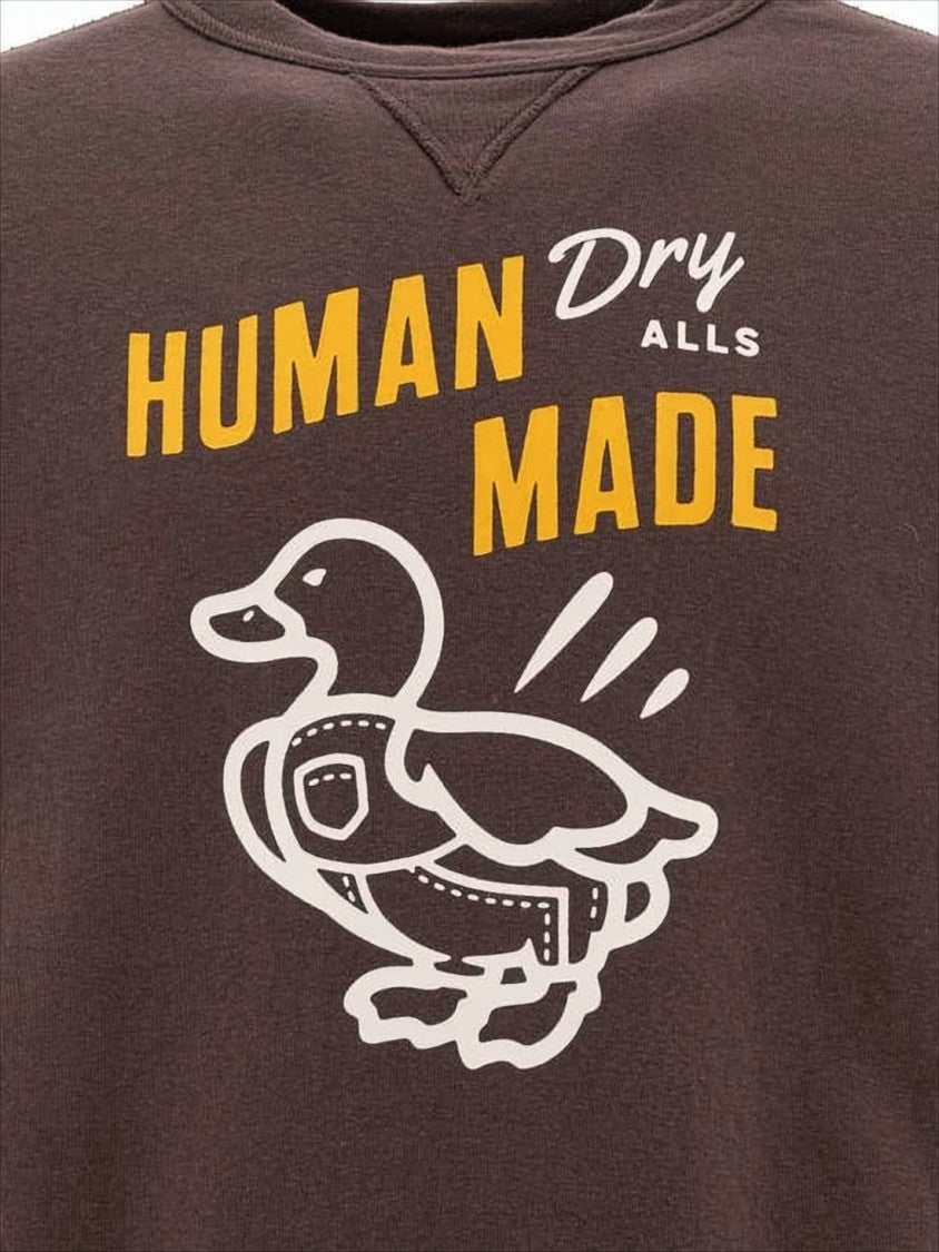 Humanmade Relaxed Fit Graphic Print Long-Sleeve Sweatshirt