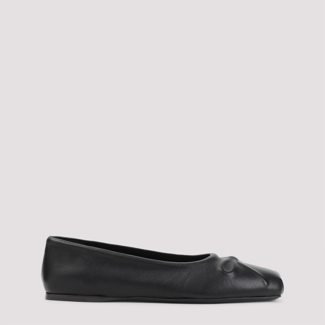 Marni Dancer Black Leather Ballerinas