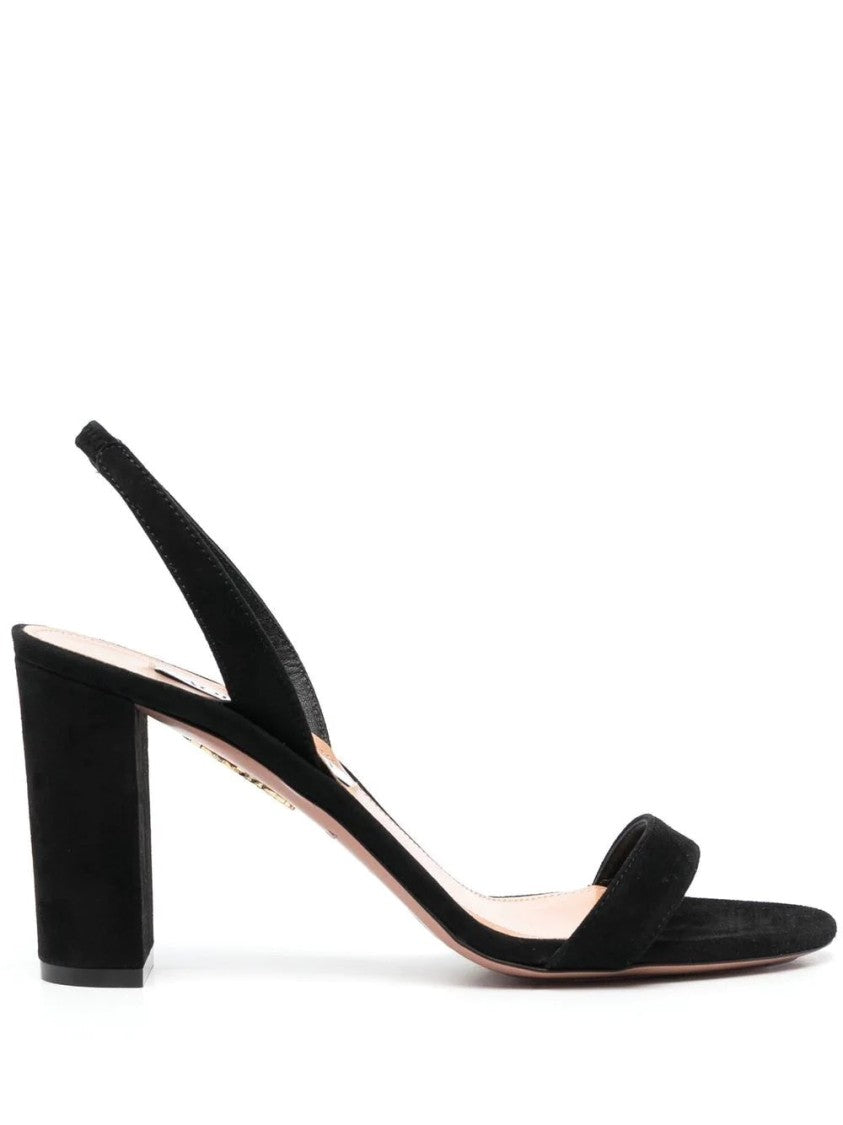 Aquazzura So Nude Block Sandal 85