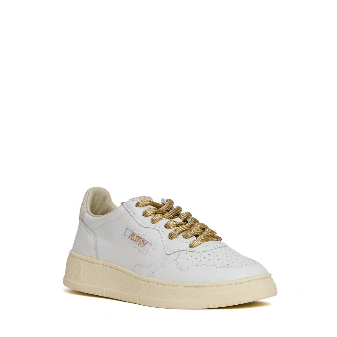 Autry Medalist Low Sneakers In White Leather