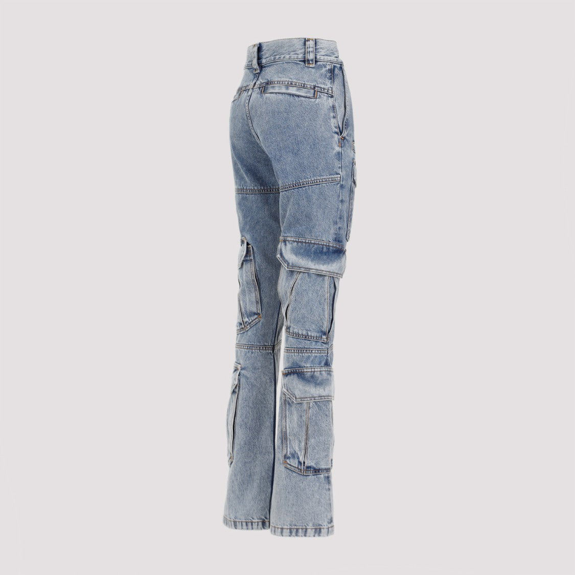 Givenchy Light Blue Cotton Pants