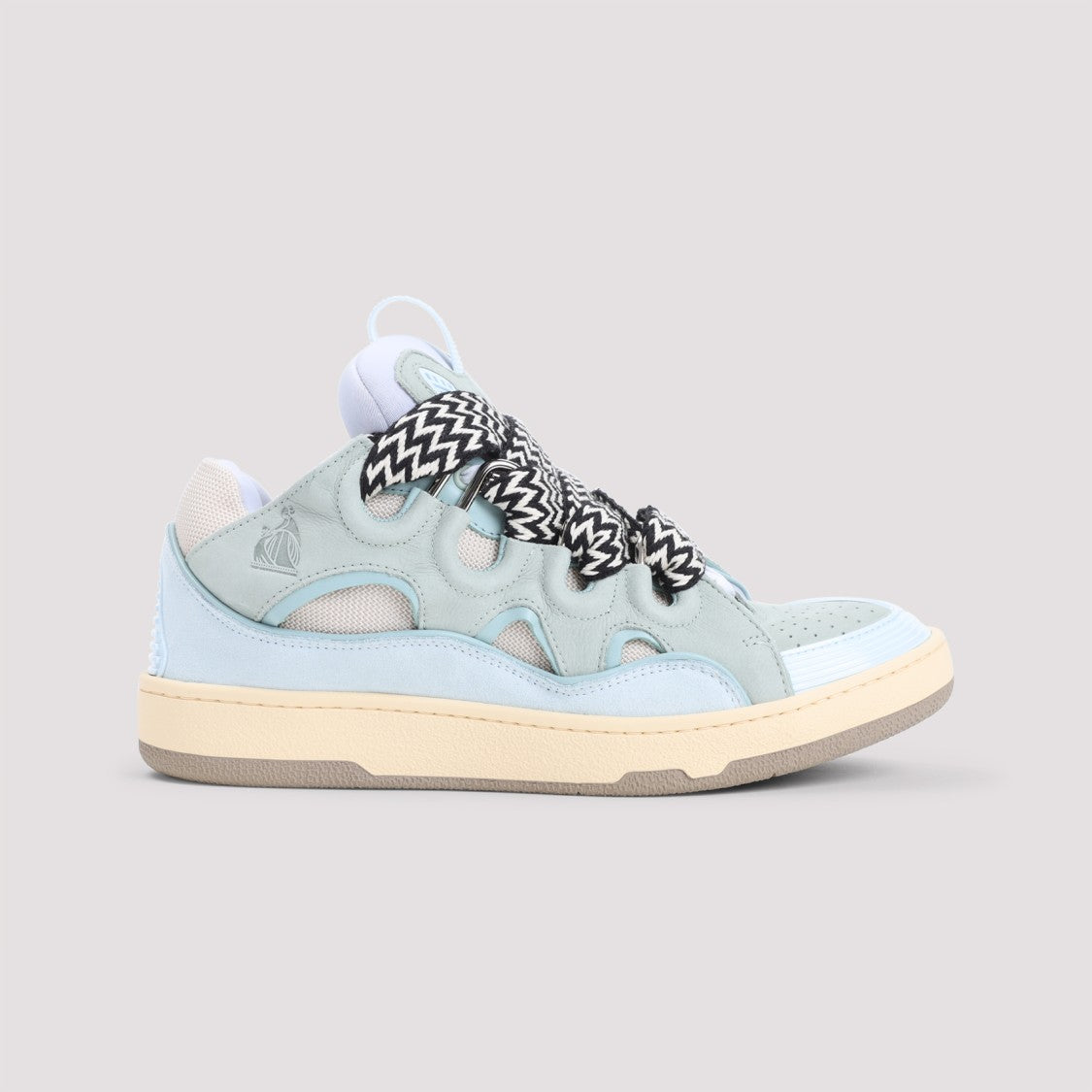 Lanvin Leather Sneakers With Textured Design