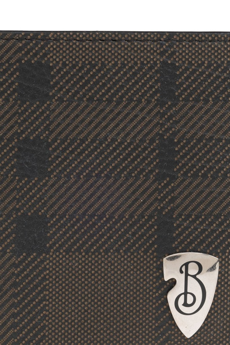 Burberry Textured Calf Leather Bifold Wallet