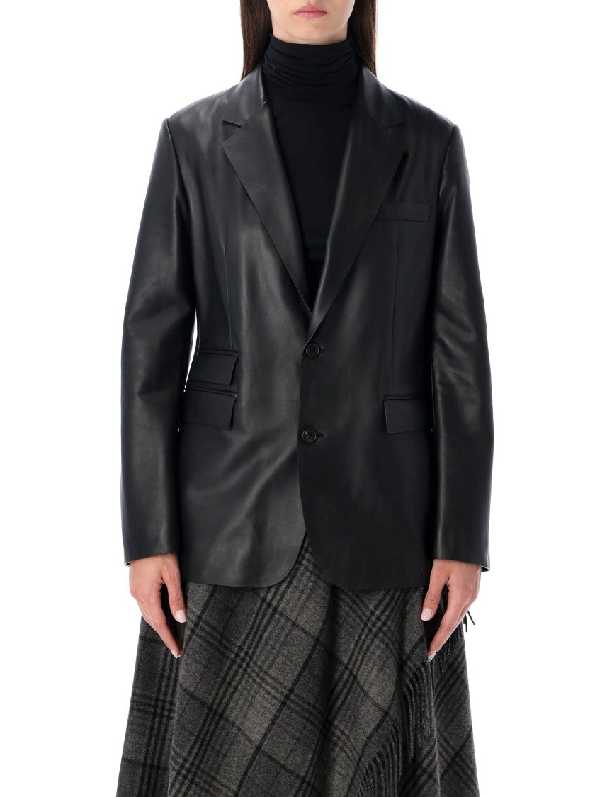 Polo Ralph Lauren Slim Fit Lambskin Leather Blazer