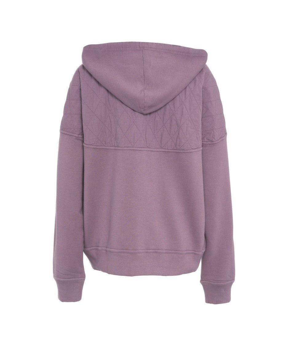Golden Goose Hooded Sweatshirt With Quilted Detail