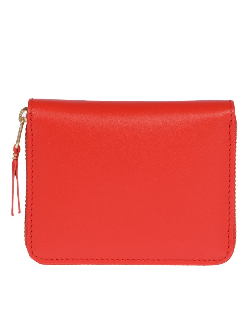 Comme Des Garçons Orange Wallet With Zip