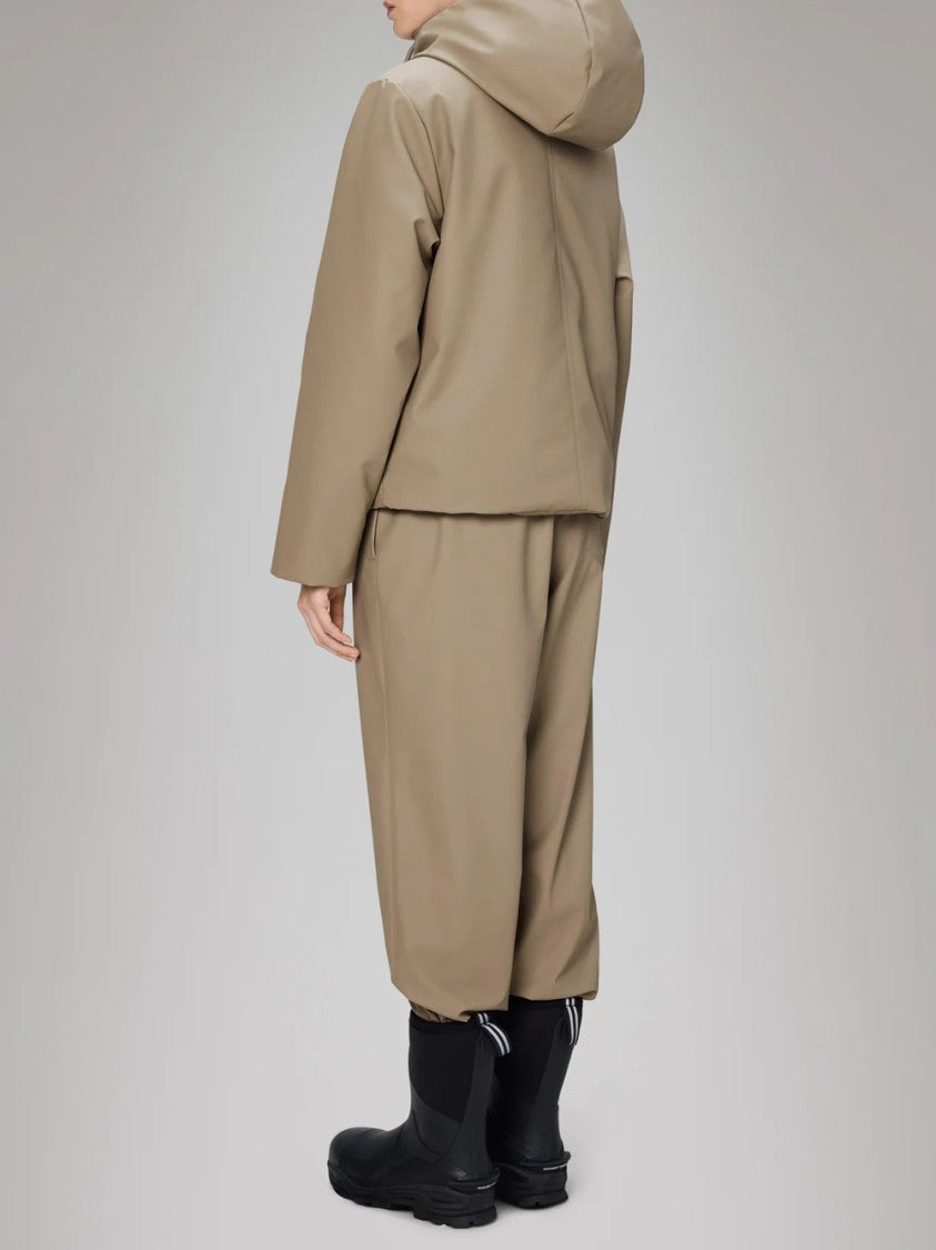 Rains Cropped Hooded Jacket