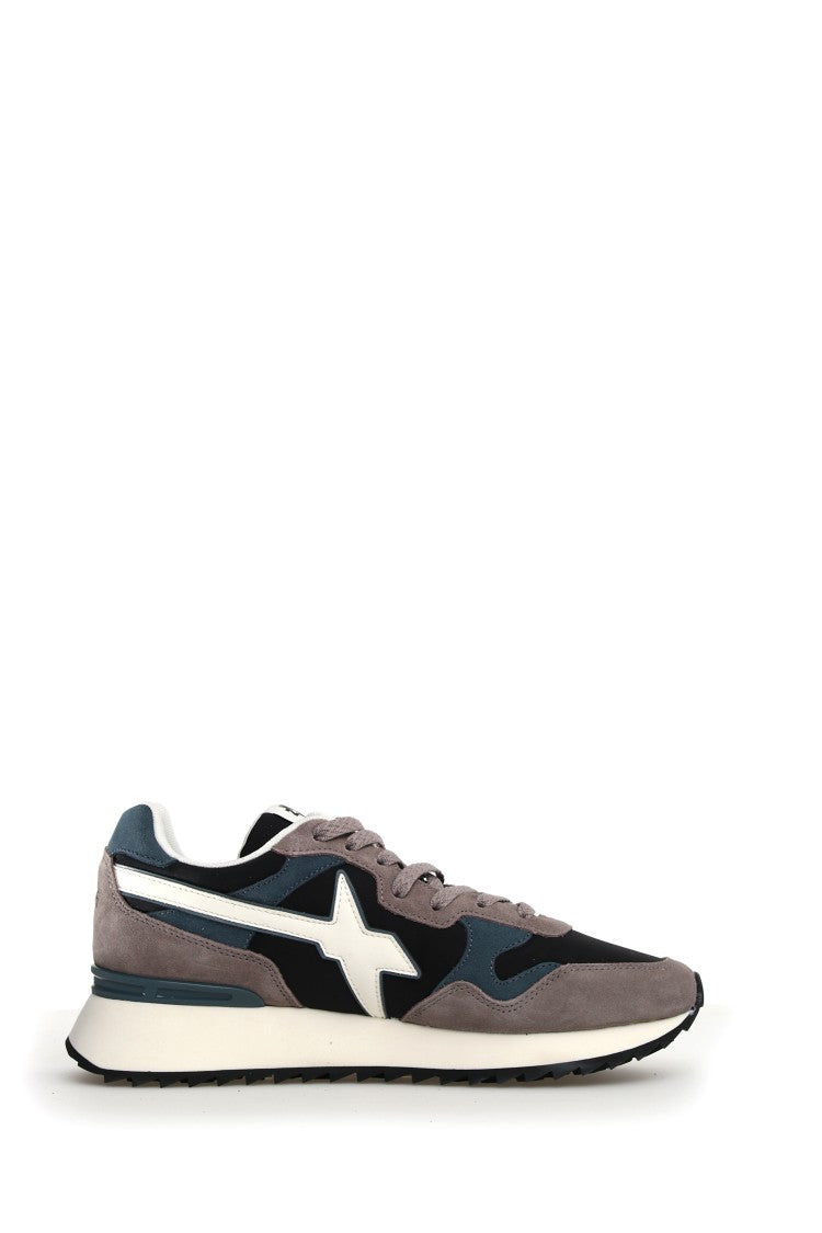 W6yz Ultra-Light Sneakers With Technical Fabric And Suede Blend
