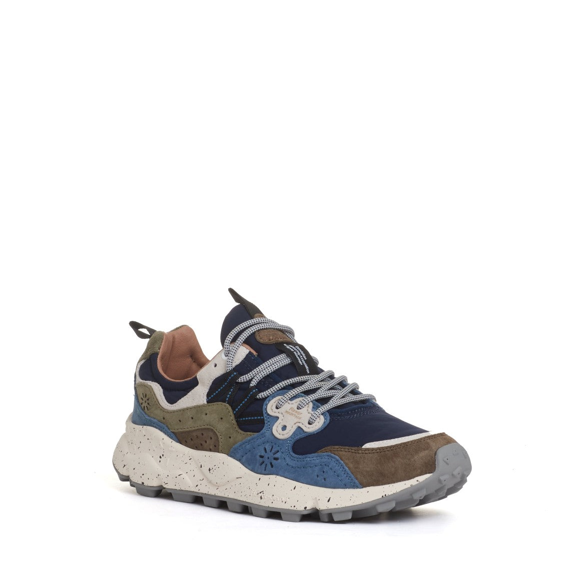 Flower Mountain Multicolored Leather Sneakers