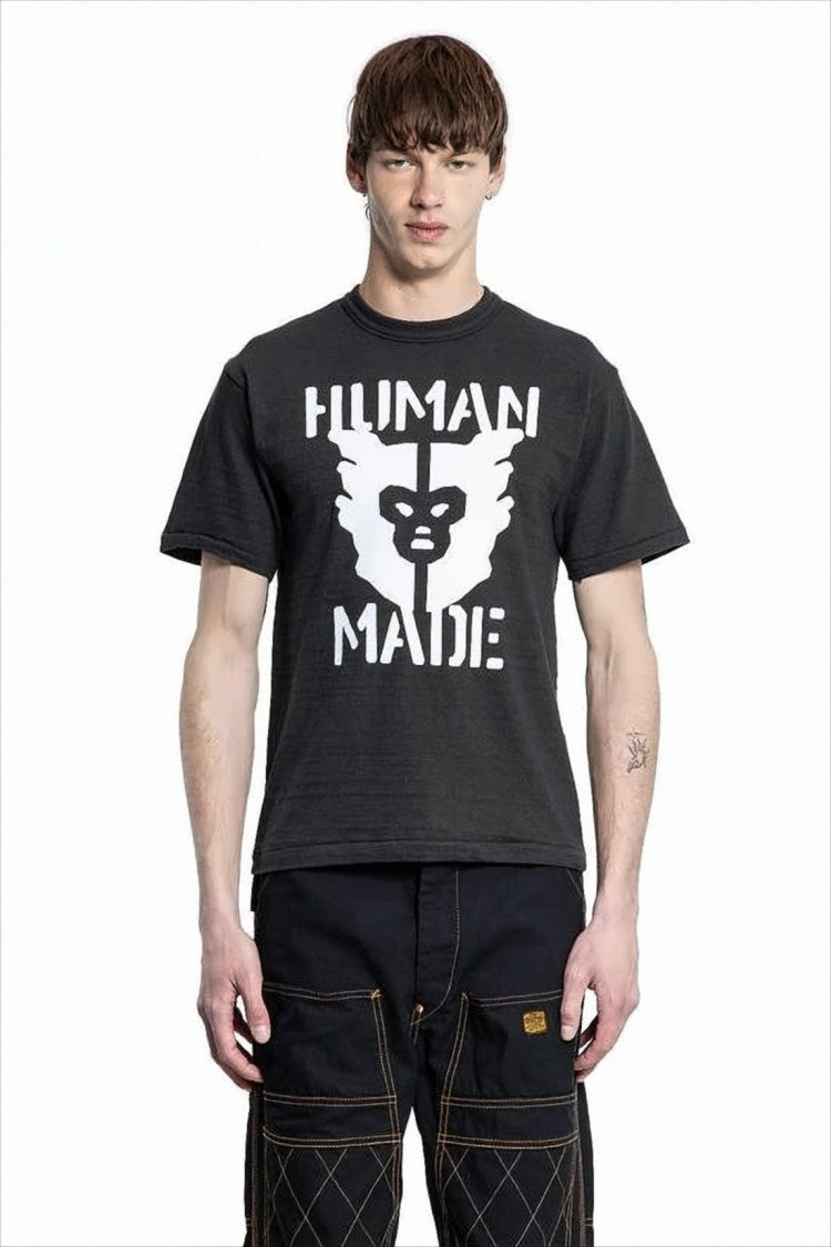Humanmade Short-Sleeve Crew Neck T-Shirt With Bold Graphic Print