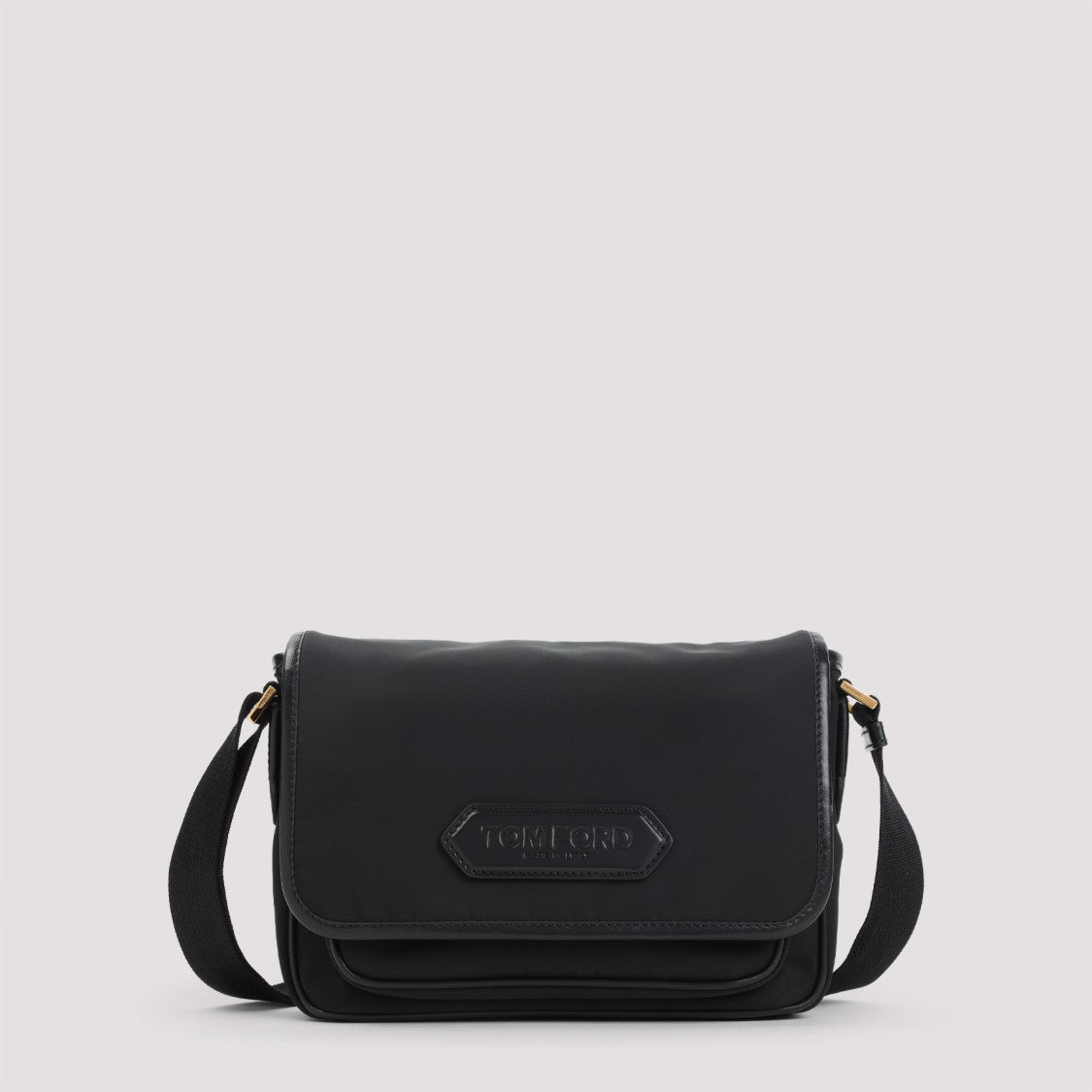 Tom Ford Messenger Black Polyester Shoulder Bag