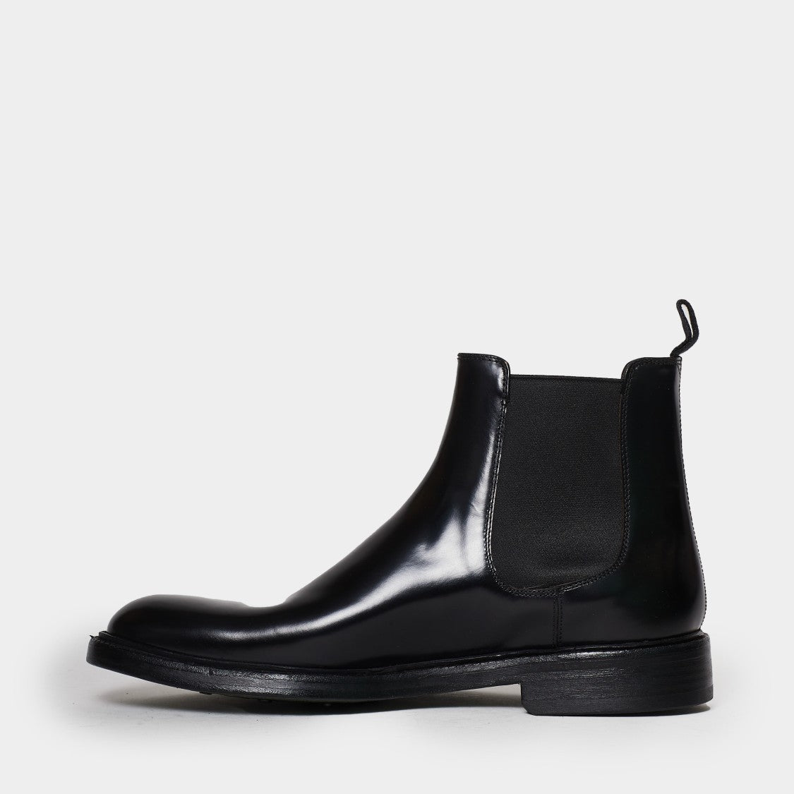 Green George Chelsea-Type Ankle Boot With Side Elastics