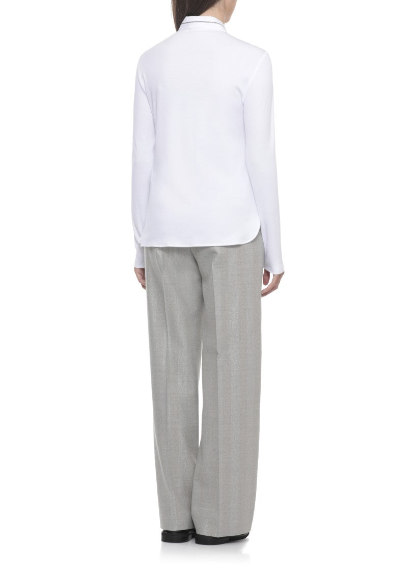 Peserico White Cotton Shirt