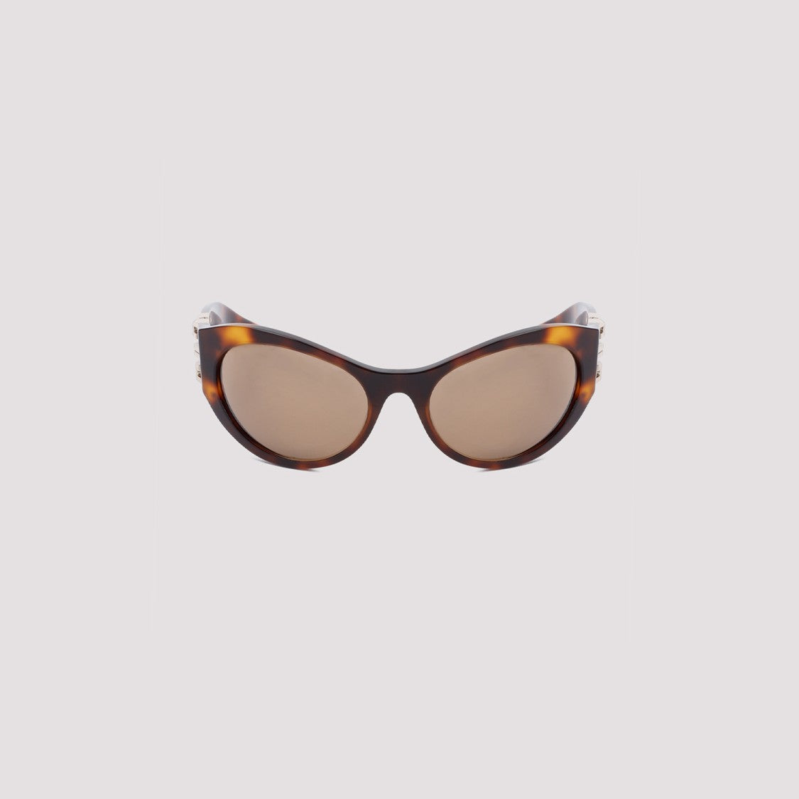 Givenchy Brown 4G-Plaque Oversize-Frame Sunglasses