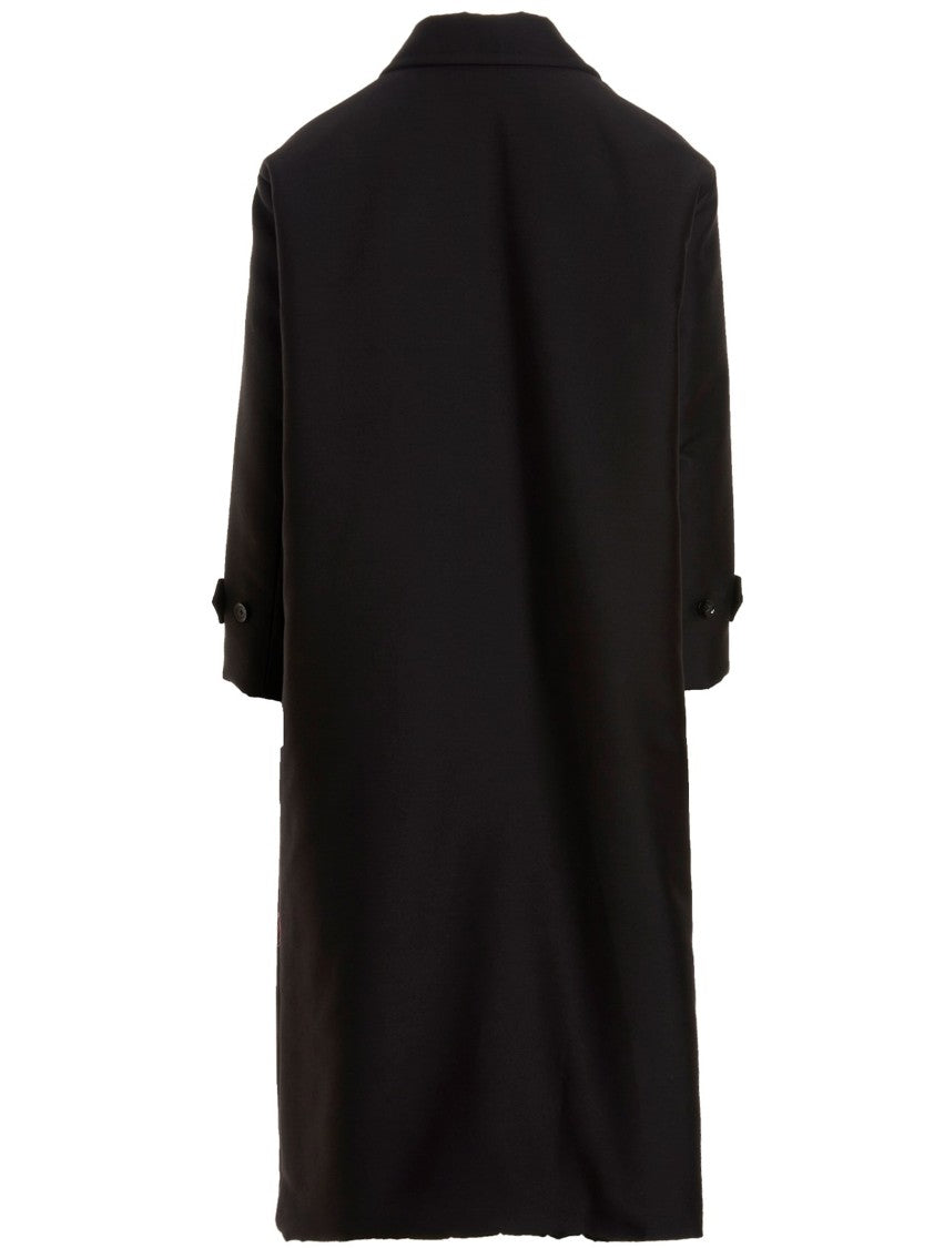 Valentino Garavani Pink Pp Collection Reversible Long Coat