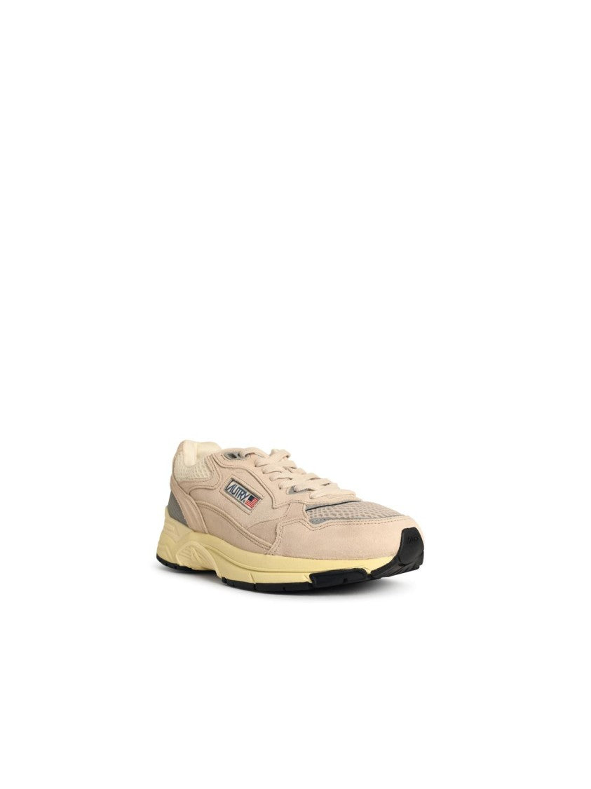 Autry Hyperway Low' Sandand Silver Mesh Sneakers