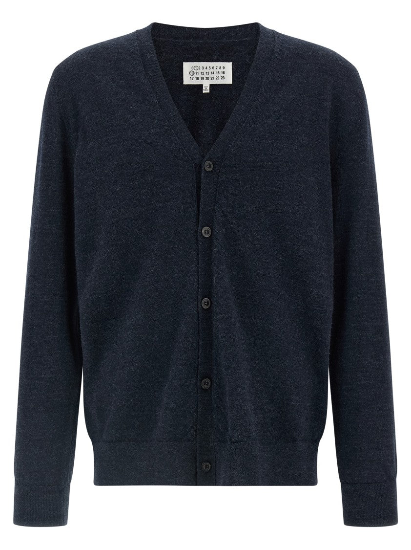 Maison Margiela Suede Patch Cardigan