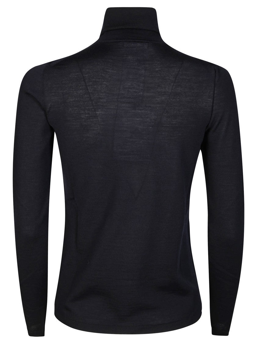 Max Mara Black Turtleneck Pullover