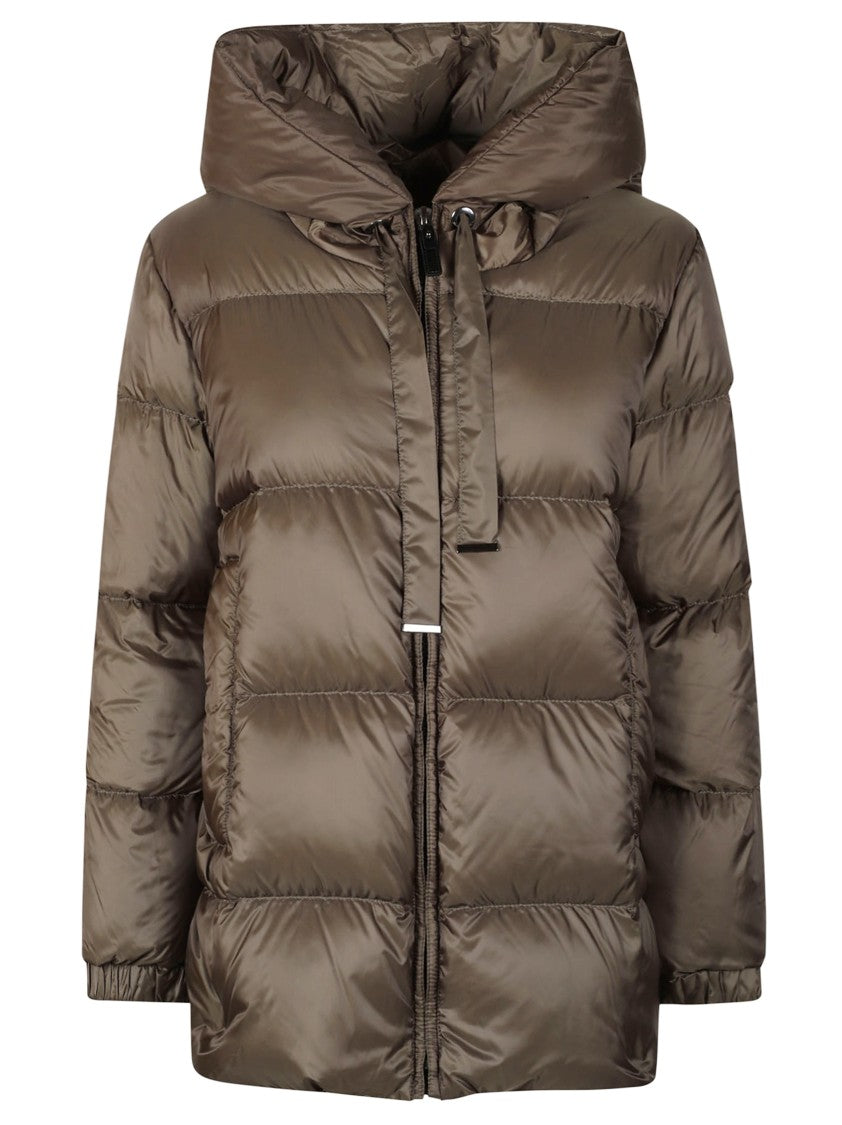 Max Mara Puffer Down Coat With High Collar