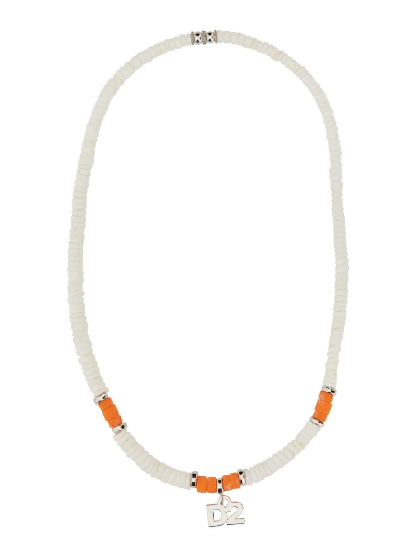 Dsquared2 Playful Logo Pendant Necklace