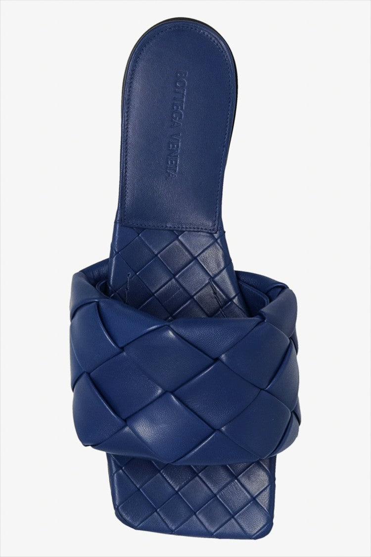 Bottega Veneta Padded Woven Leather Sandals