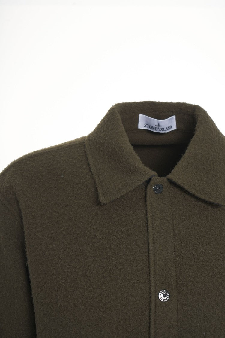 Stone Island Textured Bouclé Overshirt