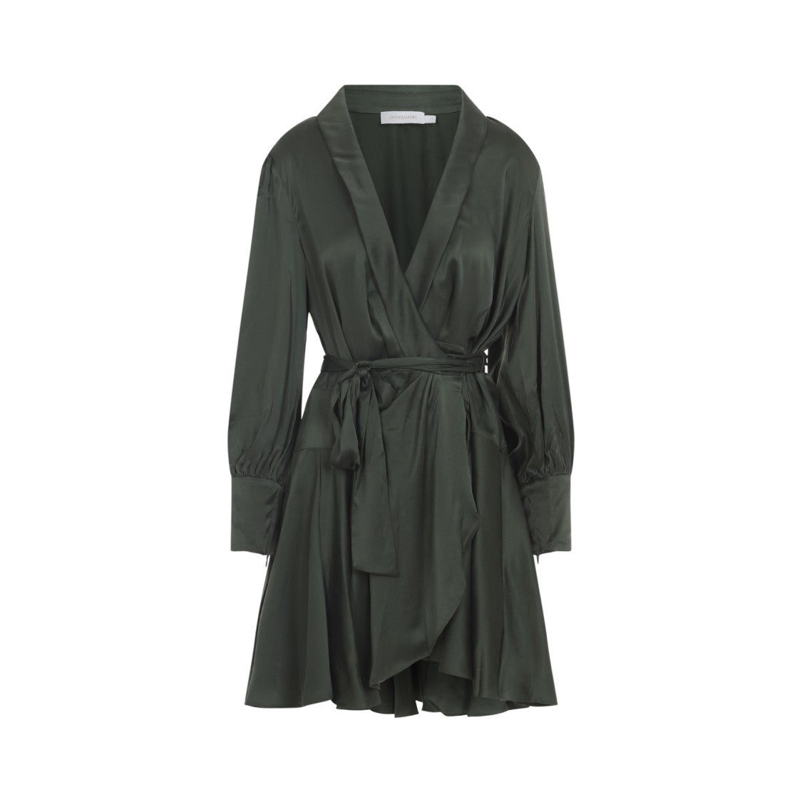 Zimmermann Wrap-Style Mini Dress With Flared Skirt